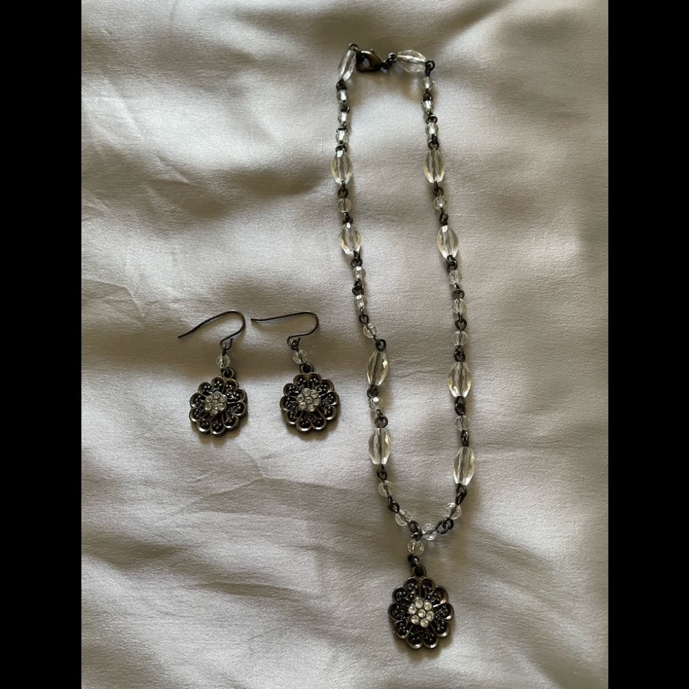 Earrings and Choker Set